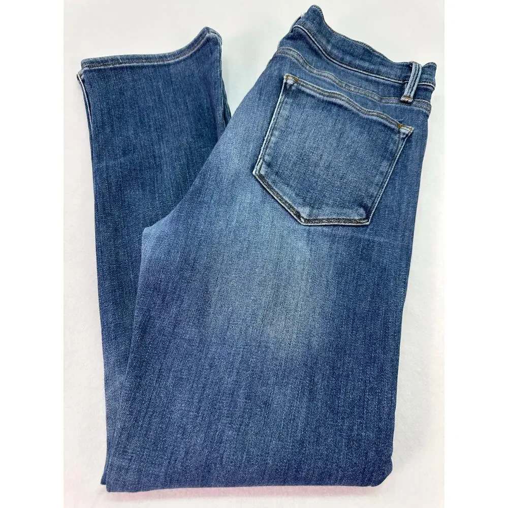 FRAME Le High Straight Jeans Size 29 Medium Wash High Rise Straight Leg Denim - Picture 13 of 13